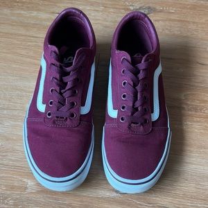 Maroon Vans